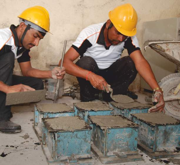 Concrete quality testing